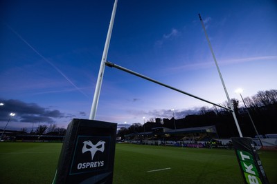 010126 - Ospreys v Cardiff Rugby, United Rugby Championship - A general view of The Brewery Field ahead of the match