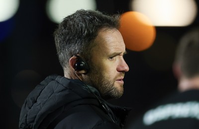 010126 - Ospreys v Cardiff Rugby, United Rugby Championship - Ospreys head coach Mark Jones