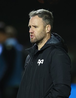 010126 - Ospreys v Cardiff Rugby, United Rugby Championship - Ospreys head coach Mark Jones