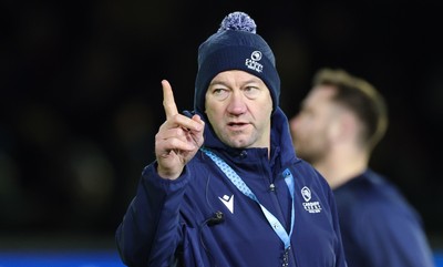 010126 - Ospreys v Cardiff Rugby, United Rugby Championship - Cardiff Rugby head coach Corniel van Zyl