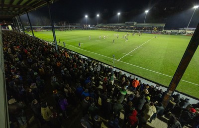 010126 - Ospreys v Cardiff Rugby, United Rugby Championship - A sell out crowd watches the final Welsh festive derby between Ospreys and Cardiff Rugby