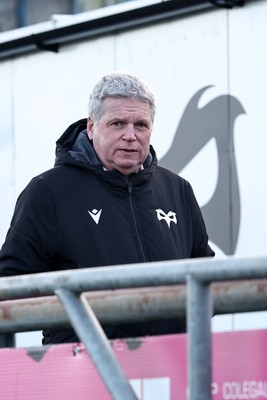 010126 - Ospreys v Cardiff Rugby - United Rugby Championship - Ospreys CEO Lance Bradley arrives at the Brewery Field 