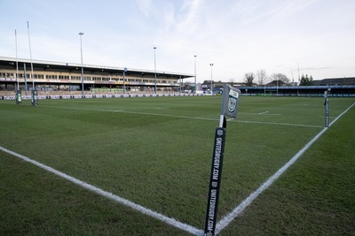 010126 - Ospreys v Cardiff Rugby - United Rugby Championship - General view of Brewery Field before kick off
