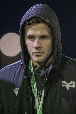 010126 - Ospreys v Cardiff Rugby - United Rugby Championship - URC Man of the Match Kieran Hardy of Ospreys