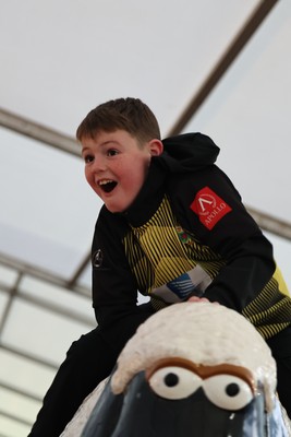 010126 - Ospreys v Cardiff Rugby - United Rugby Championship - Fans in the marquee