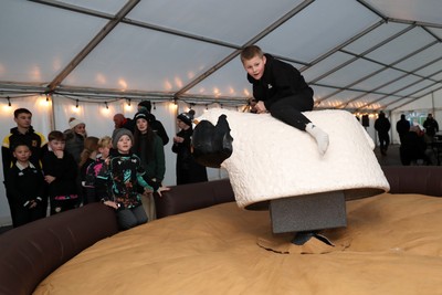 010126 - Ospreys v Cardiff Rugby - United Rugby Championship - Fans in the marquee