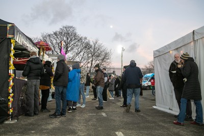 010126 - Ospreys v Cardiff Rugby - United Rugby Championship - Food stall