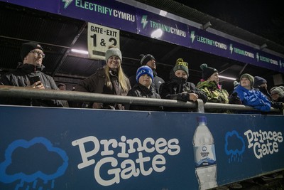 010126 - Ospreys v Cardiff Rugby - United Rugby Championship - Fans