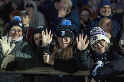 010126 - Ospreys v Cardiff Rugby - United Rugby Championship - Fans