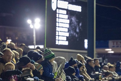 010126 - Ospreys v Cardiff Rugby - United Rugby Championship - Fans