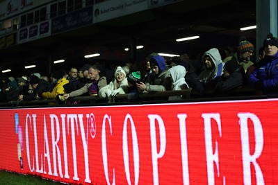 010126 - Ospreys v Cardiff Rugby - United Rugby Championship - Fans