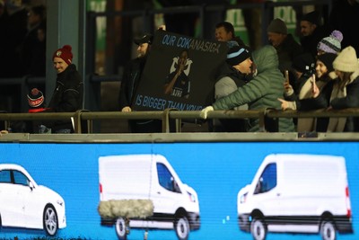 010126 - Ospreys v Cardiff Rugby - United Rugby Championship - Fans