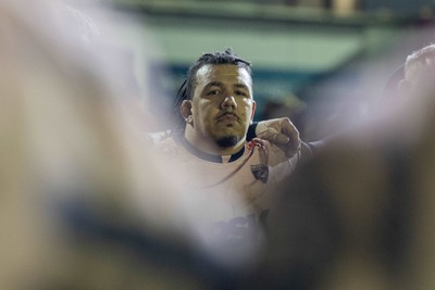 010126 - Ospreys v Cardiff Rugby - United Rugby Championship - Javan Sebastian of Cardiff Rugby
