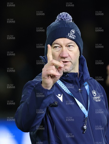 010126 - Ospreys v Cardiff Rugby, United Rugby Championship - Cardiff Rugby head coach Corniel van Zyl