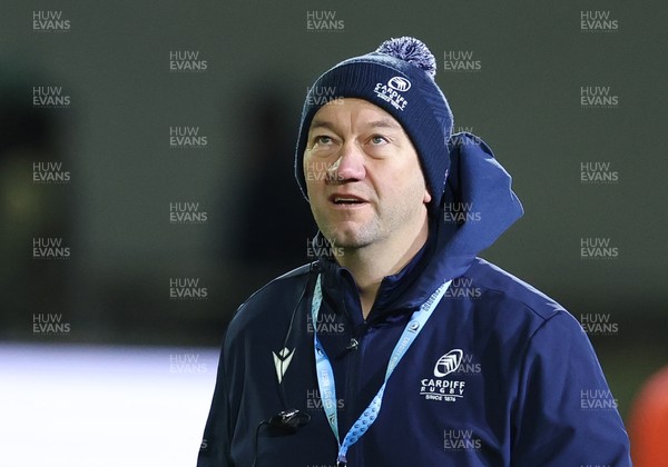010126 - Ospreys v Cardiff Rugby, United Rugby Championship - Cardiff Rugby head coach Corniel van Zyl