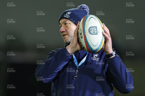 010126 - Ospreys v Cardiff Rugby, United Rugby Championship - Cardiff Rugby head coach Corniel van Zyl