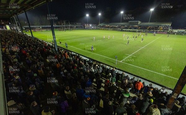 010126 - Ospreys v Cardiff Rugby, United Rugby Championship - A sell out crowd watches the final Welsh festive derby between Ospreys and Cardiff Rugby