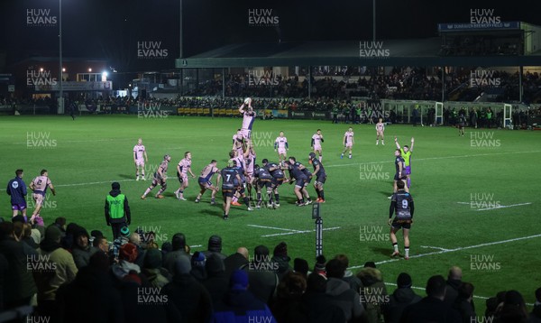 010126 - Ospreys v Cardiff Rugby, United Rugby Championship - A sell out crowd watches the final Welsh festive derby between Ospreys and Cardiff Rugby