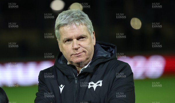 010126 - Ospreys v Cardiff Rugby, United Rugby Championship - Ospreys CEO Lance Bradley