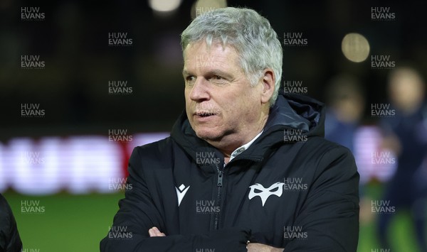 010126 - Ospreys v Cardiff Rugby, United Rugby Championship - Ospreys CEO Lance Bradley