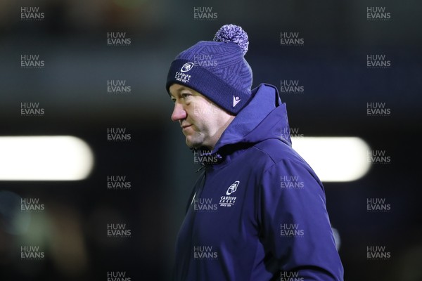 010126 - Ospreys v Cardiff Rugby - United Rugby Championship - Corniel Van Zyl Cardiff Rugby Head Coach