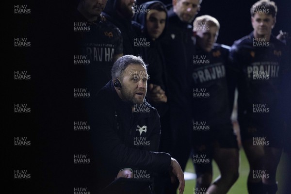 010126 - Ospreys v Cardiff Rugby - United Rugby Championship - Ospreys Head Coach Mark Jones at the end of the game