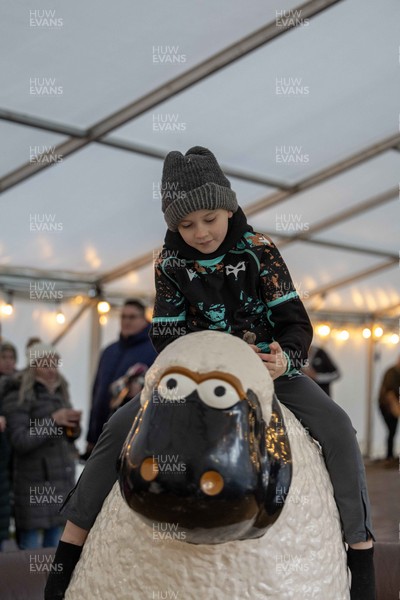 010126 - Ospreys v Cardiff Rugby - United Rugby Championship - Fans in the marquee