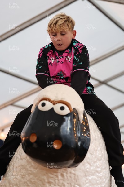 010126 - Ospreys v Cardiff Rugby - United Rugby Championship - Fans in the marquee