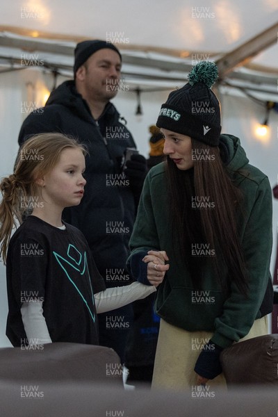 010126 - Ospreys v Cardiff Rugby - United Rugby Championship - Fans in the marquee