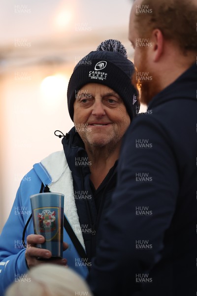 010126 - Ospreys v Cardiff Rugby - United Rugby Championship - Fans in the marquee