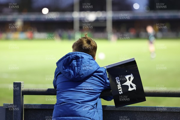 010126 - Ospreys v Cardiff Rugby - United Rugby Championship - Fans