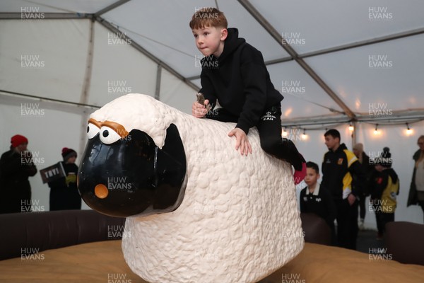 010126 - Ospreys v Cardiff Rugby - United Rugby Championship - Fans in the marquee