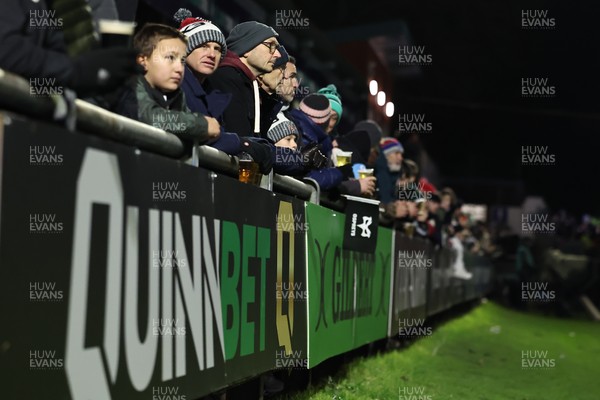 010126 - Ospreys v Cardiff Rugby - United Rugby Championship - Fans