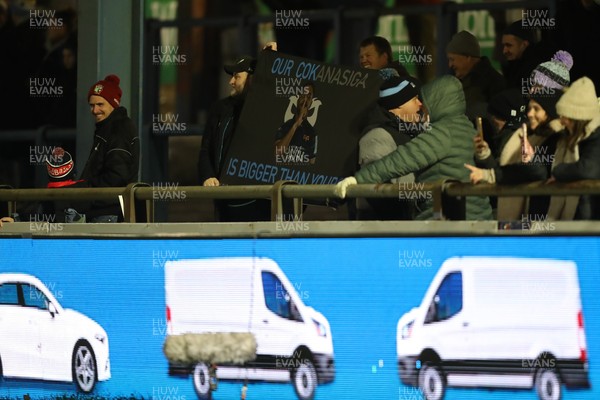 010126 - Ospreys v Cardiff Rugby - United Rugby Championship - Fans