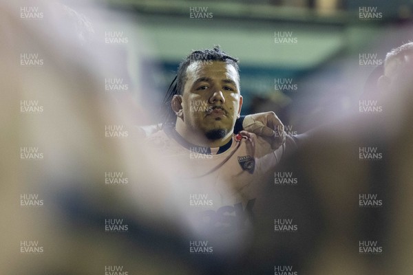 010126 - Ospreys v Cardiff Rugby - United Rugby Championship - Javan Sebastian of Cardiff Rugby