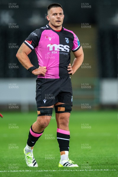 061023 - Ospreys v Cardiff Rugby - Preseason Friendly - Ellis Jenkins of Cardiff Rugby