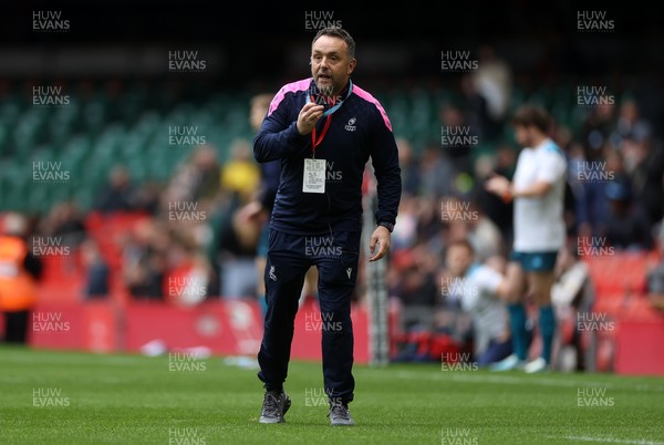 190425 - Ospreys v Cardiff Rugby - Judgement Day X - United Rugby Championship - Cardiff Head Coach Matt Sherratt  
