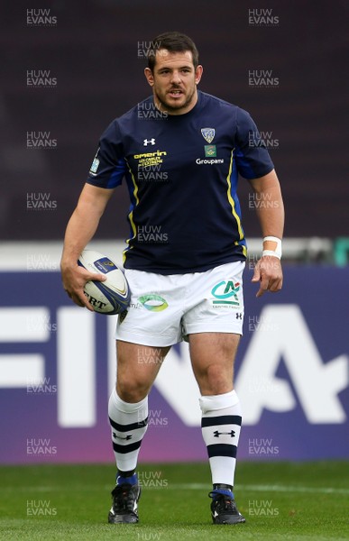 151017 - Ospreys v Clermont Auvergne - European Rugby Champions Cup - Aaron Jarvis of Clermont
