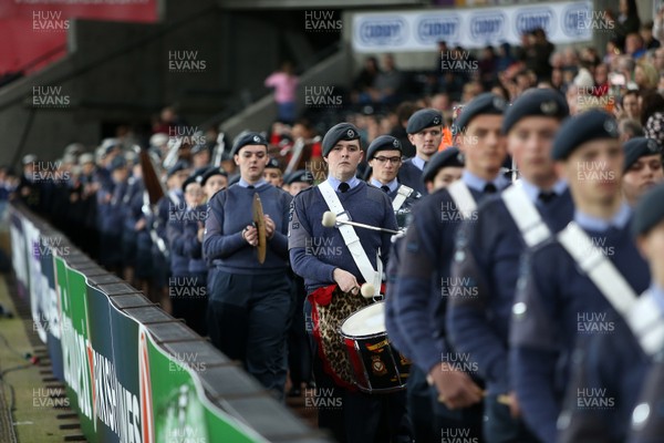 151017 - Ospreys v Clermont Auvergne - European Rugby Champions Cup - Cadets Parade