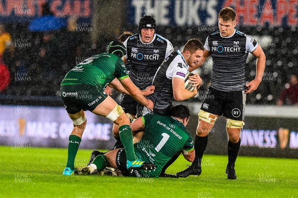 021119 - Ospreys v Connacht - Guinness PRO14 - Tom Williams of Ospreys ( with ball ) in action 
