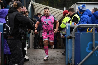 071225 - Ospreys v Connacht - EPCR Challenge Cup - Tom Botha of Ospreys runs out for his 150th cap