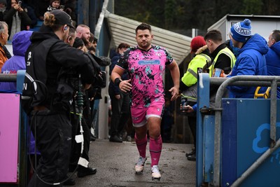 071225 - Ospreys v Connacht - EPCR Challenge Cup - Tom Botha of Ospreys runs out for his 150th cap