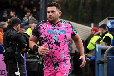 071225 - Ospreys v Connacht - EPCR Challenge Cup - Tom Botha of Ospreys runs out for his 150th cap