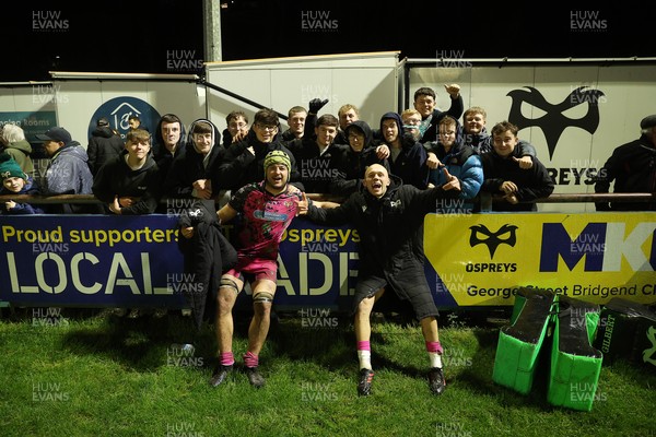 071225 - Ospreys v Connacht - European Challenge Cup - Harri Deaves and Luke Davies of Ospreys 