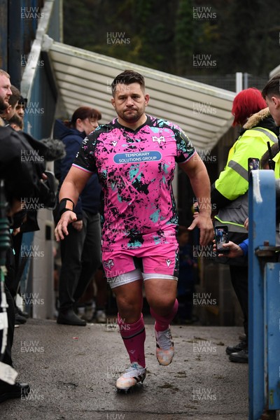 071225 - Ospreys v Connacht - EPCR Challenge Cup - Tom Botha of Ospreys runs out for his 150th cap