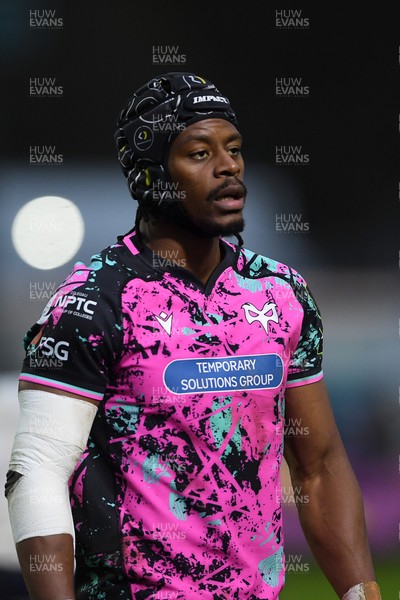 071225 - Ospreys v Connacht - EPCR Challenge Cup - Dan Kasende of Ospreys