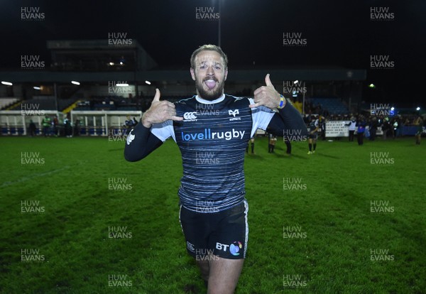 261018 - Ospreys v Connacht - Guinness PRO14 - Cory Allen of Ospreys at the end of the game