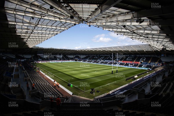 080522 - Ospreys v Dragons - United Rugby Championship - General View of Swanseacom Stadium (formally Liberty Stadium)