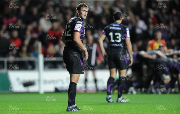 30.10.10 - Ospreys v Newport-Gwent Dragons - Magners League - Ashley Beck of Ospreys. 