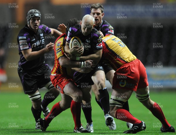 30.10.10 - Ospreys v Newport-Gwent Dragons - Magners League - Richerd Fussell of Ospreys. 